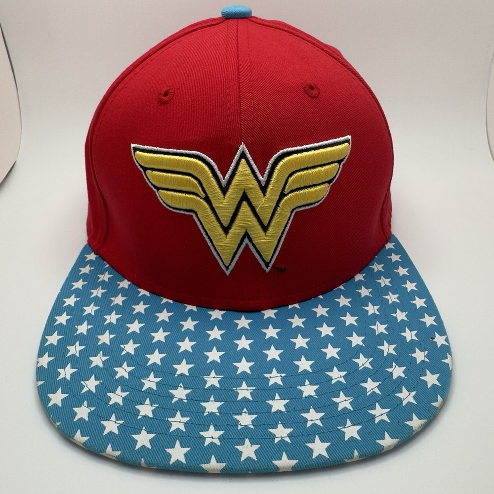 Wonder Woman DC Comics Baseball Cap Hat Stars Adjustable SnapBack Super Hero